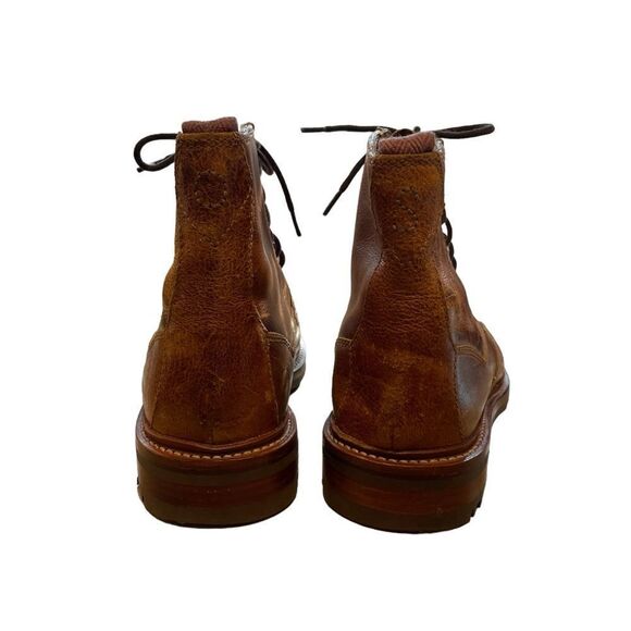 Oliver Sweeney Bruce Boots In Waxy Brown Leather Size 8.5